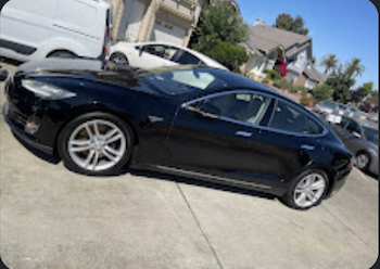 Tesla Model S — exterior detail & wheel service